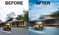 add motion blur effect in photo to make it stand out