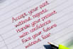 handwrite notes, letters and text beautifully