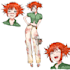 do custom anime character illustration with my art style