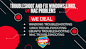 troubleshoot and fix windows,linux and mac systems