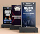 design standee, flyers, brouchers