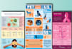 design professional flowcharts, piecharts, business infographics