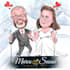 create an amazing professional cartoon caricature from photo