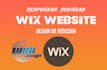 do catchy business wix website,design wix or redesign wix website