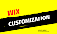 create wix website design redesign or wix online store