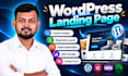 design a wordpress landing page with elementor pro