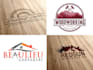 do modern wood work and carpentry logo design