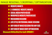 do urgent bulk images resizing photo resize logo and crop in 1 hour