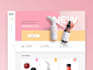 design beauty salon, skincare, makeup, cosmetic store, clinic, spa website