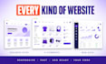 do custom website development as full stack web developer, react next js