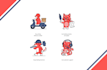 do unique 4 custom icon set design