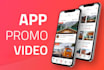 do 3d mobile app promo video for ios and android