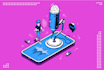 create 3d isometric illustrations and infographics