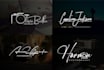 design photography watermark or signature logo