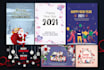 do christmas card design, party poster,  new year, invitation flyer
