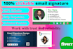 create HTML email signature
