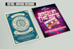 design a retro vintage flyer, halloween, christmas poster, banners