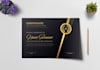 design appealing business card, invitation card, certificate