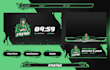 create cool animated overlay packages for twitch, kick, facebook
