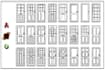 draw floor plans, doors, and windows,   with coreldraw or ai