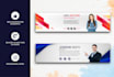 do professional linkedin background cover and banner design