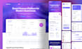 design a modern saas landing page and website UI UX in figma