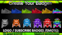 make twitch emotes, twitch badges and twitch sub badges