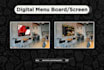 do digital menu, menu board, tv screen, digital signage