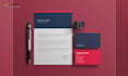 design business, corporate, visiting card, and letterhead