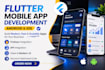 create a scalable flutter mobile app with clean UI and backend integration