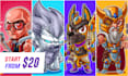 create your own custom chibi character design