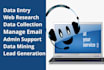 be your virtual assistant web research data entry copypaste