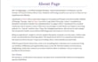 write a dynamic about me or about us page