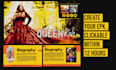 design professional press kit,media kit,epk with clickable links