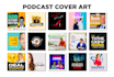 design a professional podcast cover art