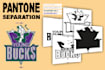 do fast screen print color separation, halftone, cmyk, spot colors in 5 hours