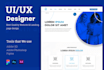 design website UI UX and landing page design