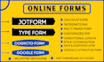 create jotform google forms type form and survey form