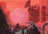 create stunning fantasy background and scenery illustration