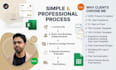 design excel or google sheets invoice quotation and estimate template