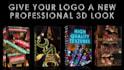 create a custom 3d logo animation