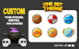 create cool badge or sub badge twitch emotes for your kick, twitch, youtube