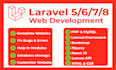 design and develop saas web applications using laravel