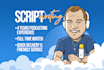 write your podcast script, youtube script, or social content