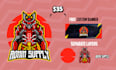 design mascot gaming logo for sports esports, twitch, youtube channel