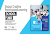 do the professional business flyer, tri fold design
