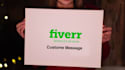 write a christmas custom message with a pretty woman