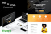 convert psd,image,png to html with responsive design