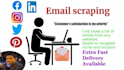 scrap emails from any website based on your niche