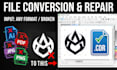 be your expert coreldraw designer for editing and vectoring